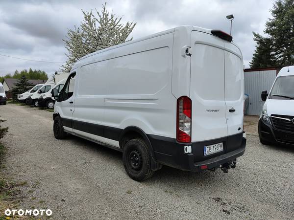 Ford Transit MK8 Lift L3H2 2.0Tdci 130km 2023 r Klima Grzana szyba  Esp Euro 6 Pdc Przod Tyl Oryginalny Przebieg 11 tys  Led Tempomat Skórzana Kierownica - 3