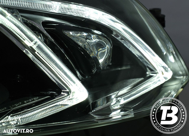 Faruri LED compatibile cu Mercedes E Class W212 Facelift Design - 5