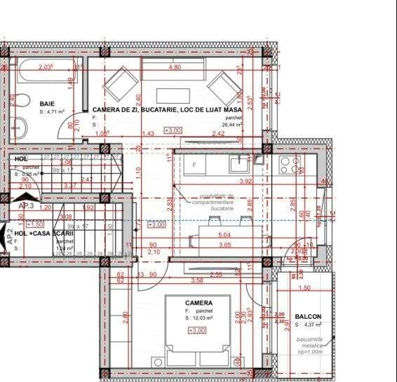 Apartament 2 camere, TVA inclus - Imagine principală: 2/5