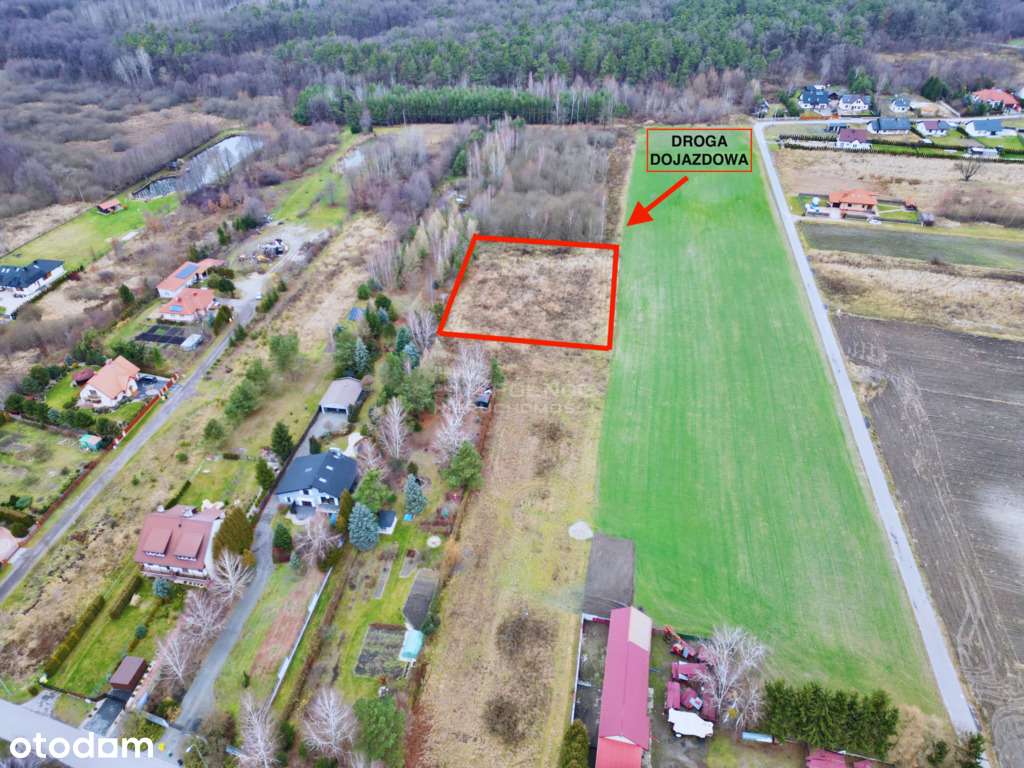 Działka przy ul. Świerkowej w Okszowie - 3004m2 - Pełny obrazek: 4/5