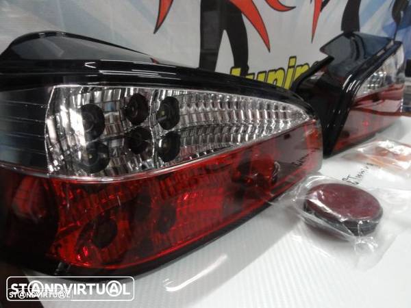 Faróis / farolins traseiros lexus Peugeot 106 1996-2005 vermelho-Cristal C/Garantia 2 anos - 4