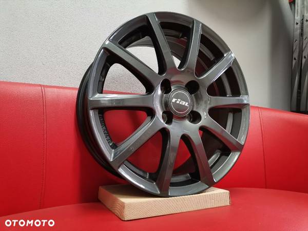 Felgi aluminiowe RIAL MILANO 5x100 r15 et29 grafit VW, Skoda, Renault, Toyota, Honda NOWE!!! - 1