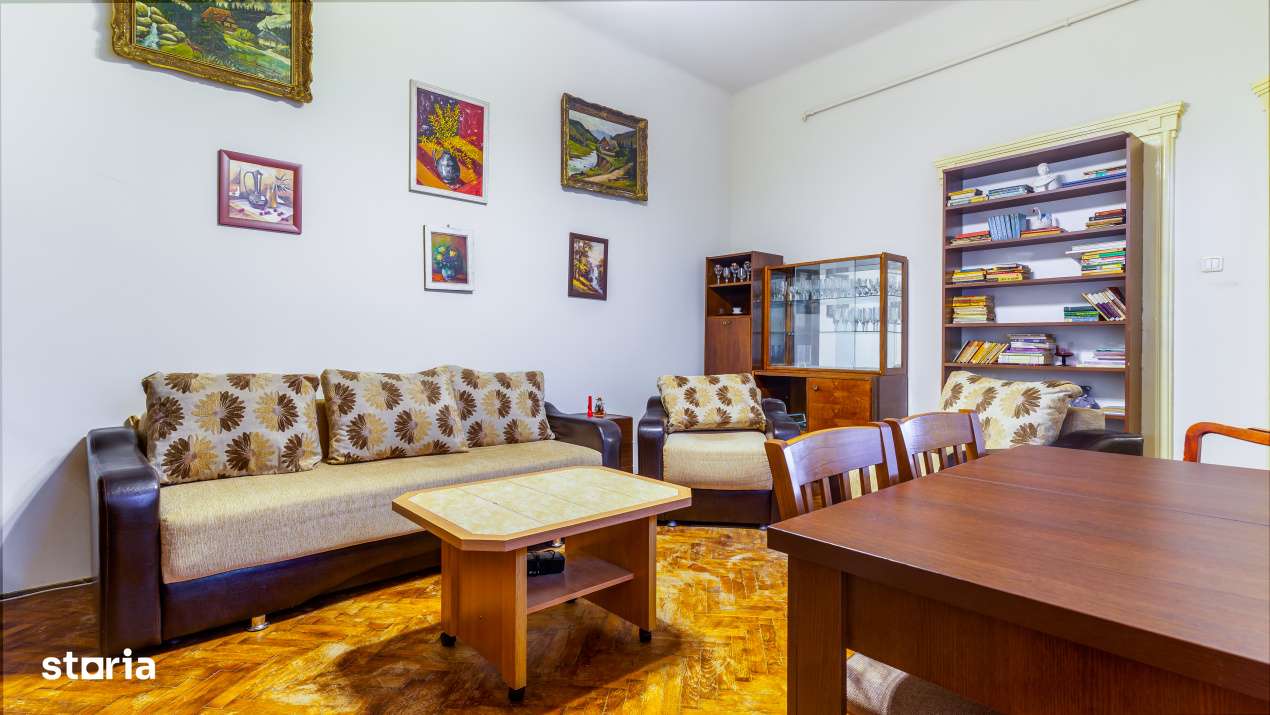 2 camere spatioase, 70 mp, parcare, la 3 min de Facultatea de Litere.-0