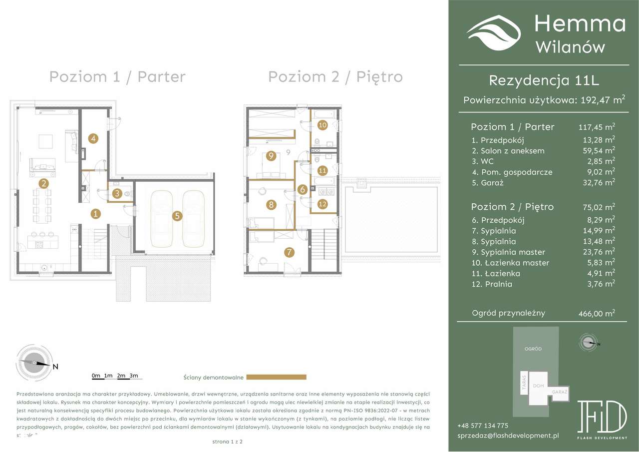 4-pokojowy dom 192m2 + ogródek Bez Prowizji - Pełny obrazek: 2/7