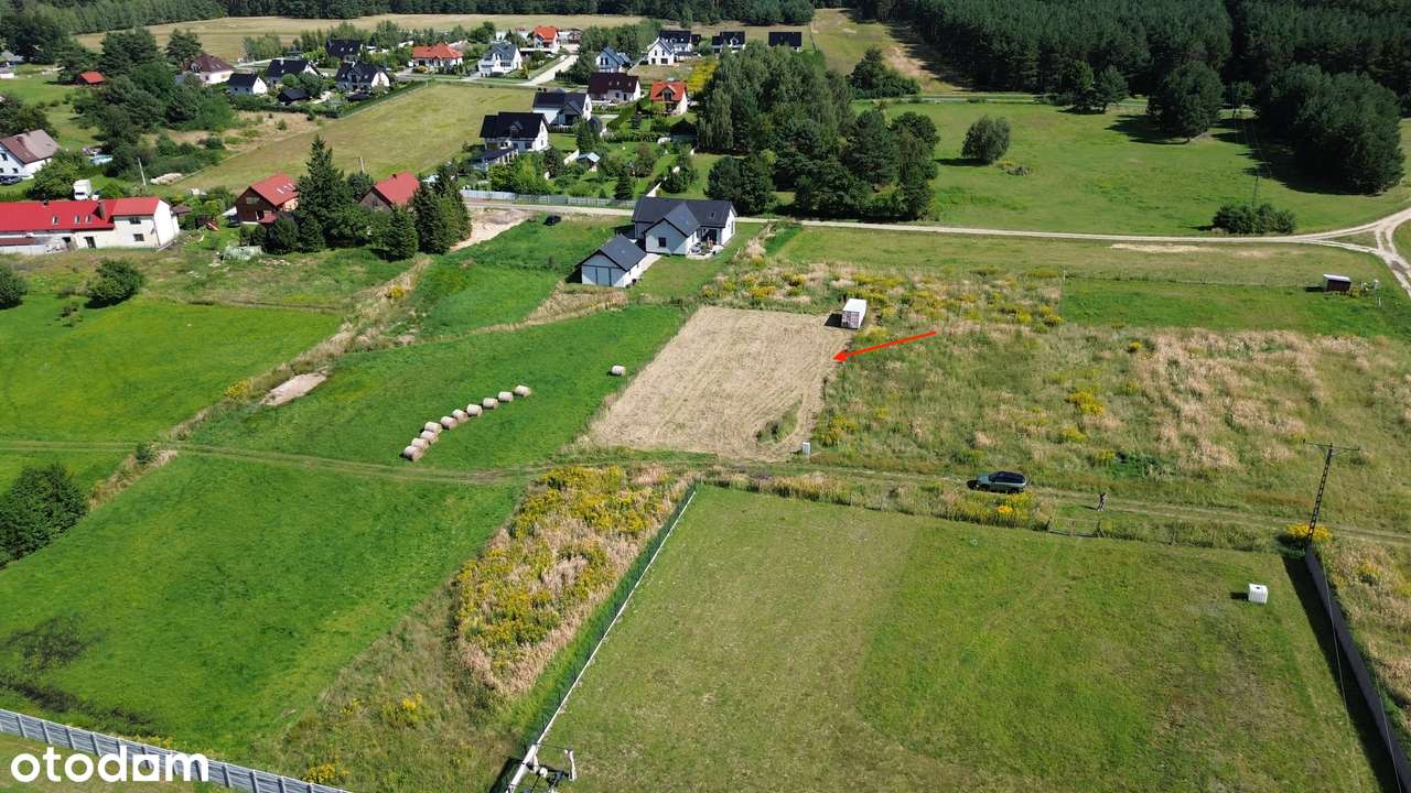 DZIAŁKA  Budowlana 11,04 AR – KASZOWO, GMINA MILICZ – LAS DOlina Baryc-1
