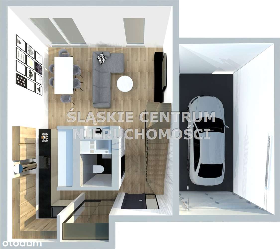 Czeladź ul. Widokowa nowe domy z garażem-6