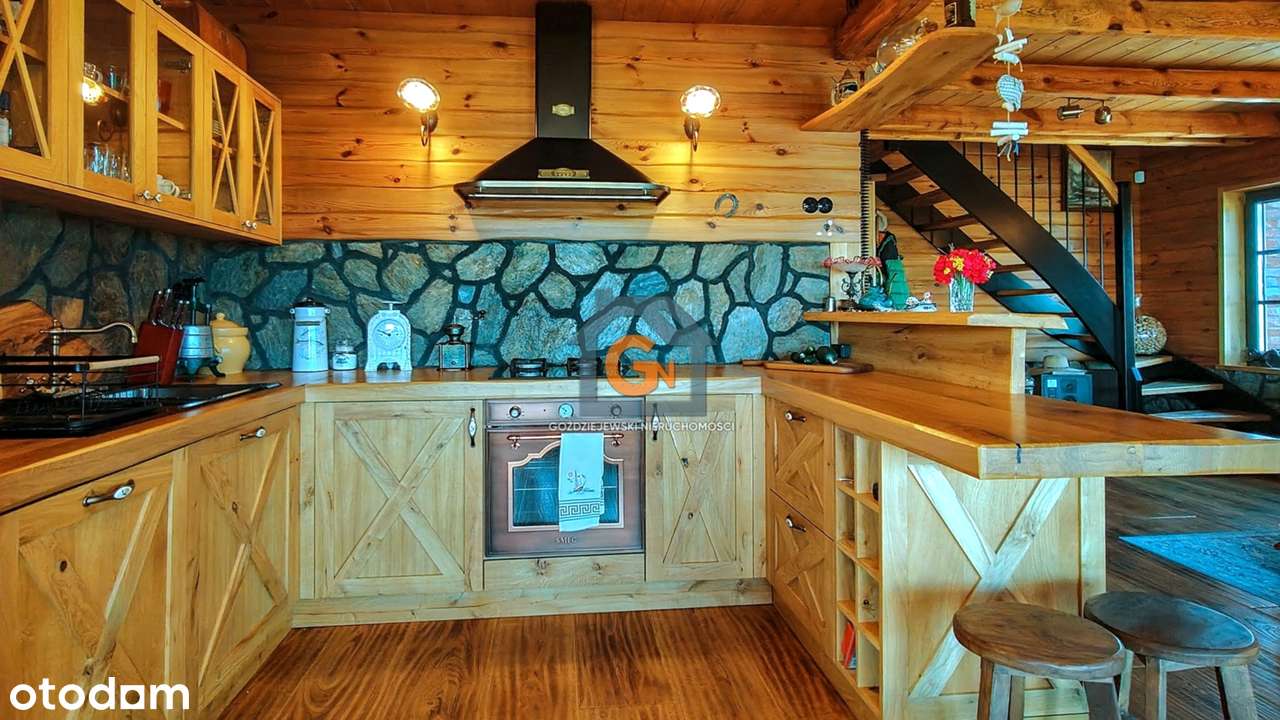 Dom nad jeziorem w Spalona z unikalnym klimatem wiejskiej chaty-5