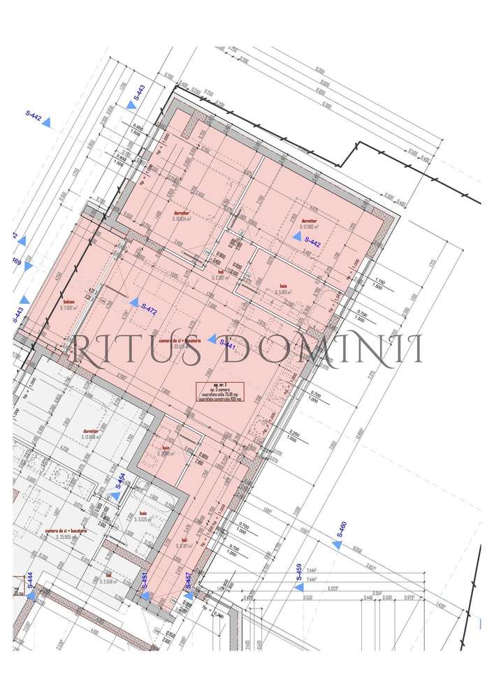 Apartament Ultracentral cu 3 camere,  Piata Unirii, 75.80mp-0