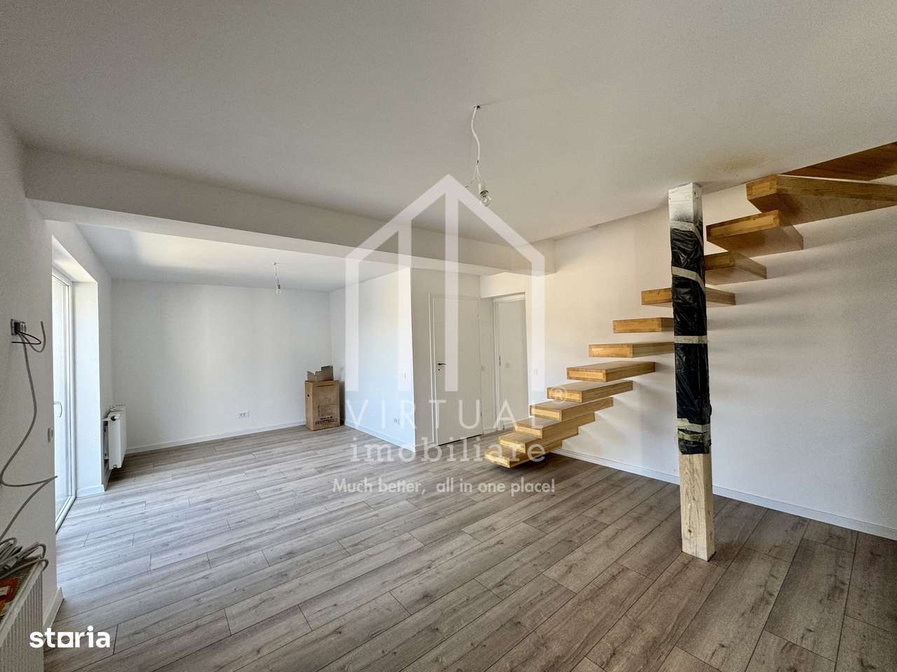 Ap tip mansarda cu 4 camere, 105mp utili + balcon, parcare, etaj 1 - Imagine principală: 1/19