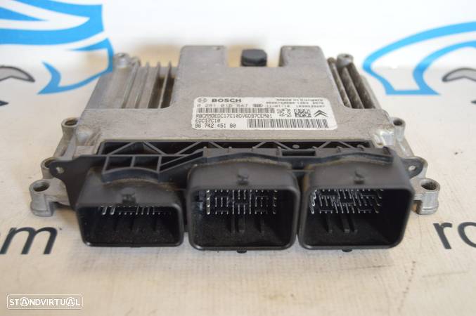 CENTRALINA BOSCH ECU MOTOR ORIGINAL 0281015847 9674245180 9HP 9H06 10JBOL CITROEN DS3 DS 3 1.6 HDI 92CV PEUGEOT 207 308 CITROEN C4 PICASSO - 4