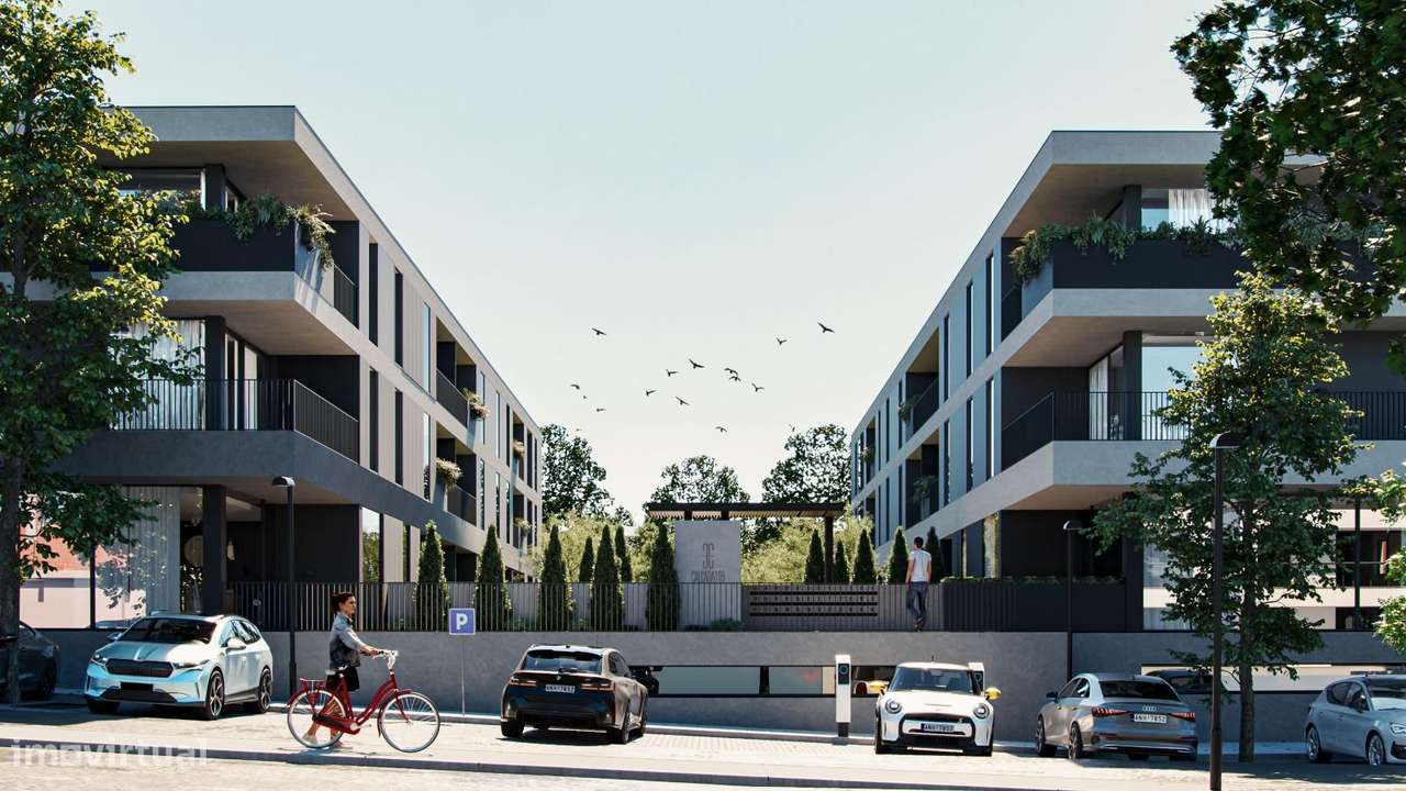 Apartamento T2 Novo num condomínio privado em Guimarães-9
