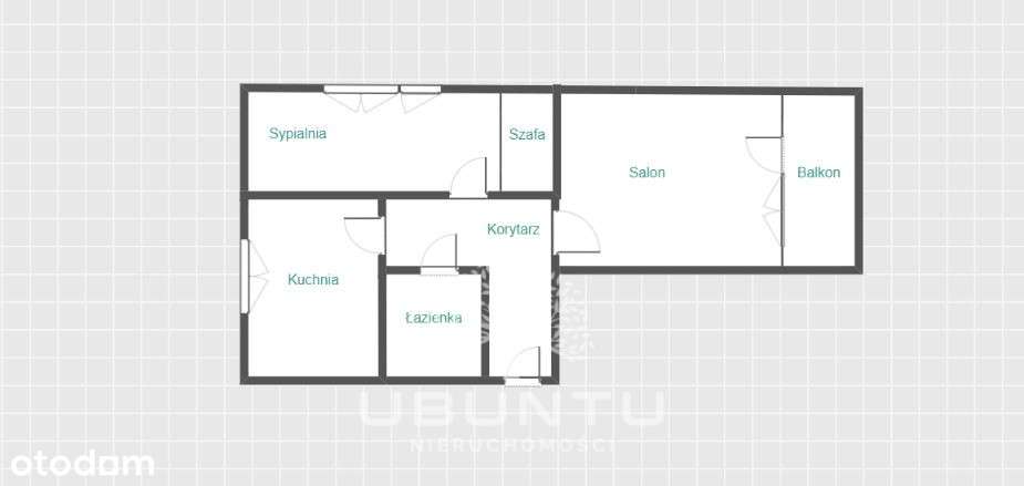 Karolew | Rozkład | 2 pokoje | Balkon | Do remontu-5