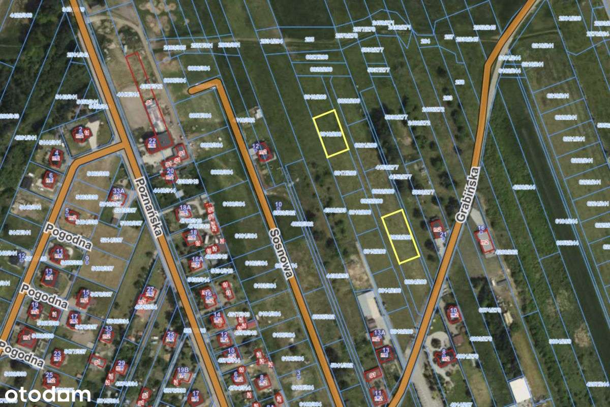 Boronów, ul. Grabińska – działka budowlana 804 m²-8