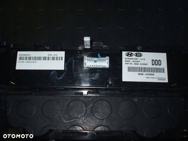 KIA OPTIMA 15- NAWIGACJA MONITOR RADIO 96560-D4901 - 5