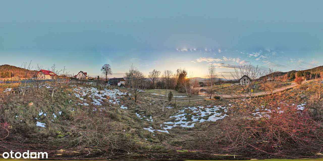 Limanowa, Bystra. Widokowa działka budowlana. Konkret pod budowę.-13