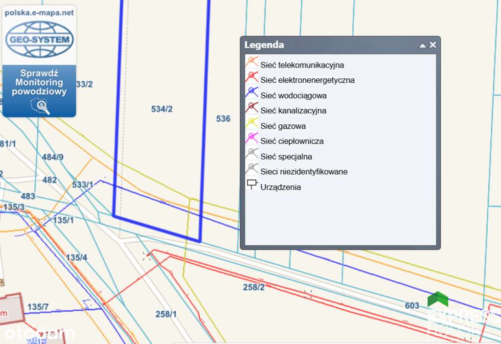 Działka budowlana z możliwością podziału - Pełny obrazek: 5/5