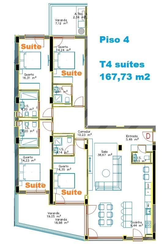 Apartamento T4 - Quinta da Portela - Coimbra/Venda-7