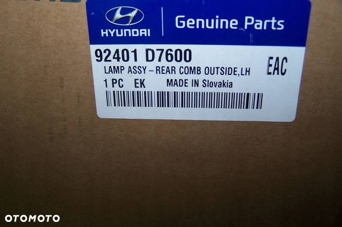 HYUNDAI TUCSON II LIFT LAMPA TYLNA LEWA 92401D7600 - 5