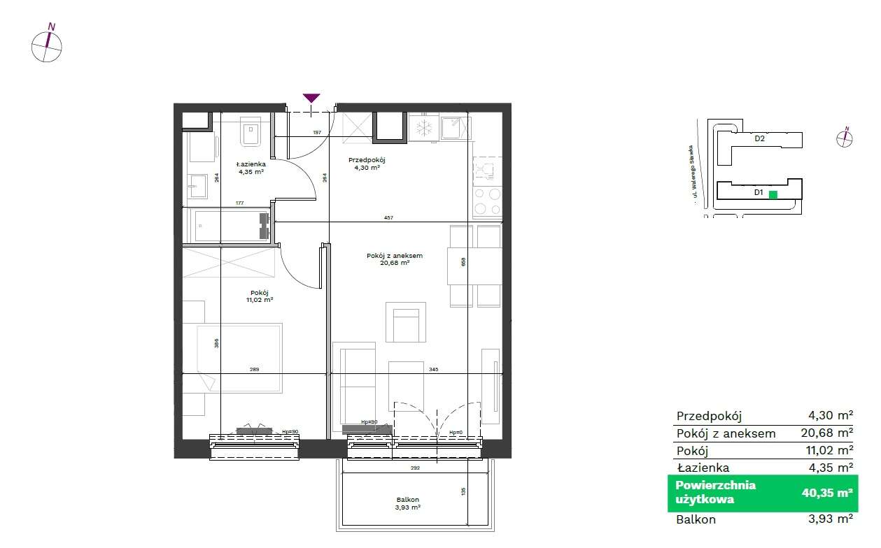 Gotowe 2 pokoje | Widok na panoramę Krakowa |  Duży Balkon 10 m2-16