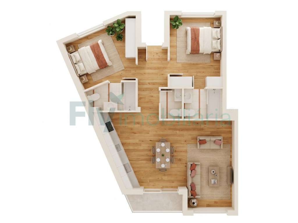 Apartamento T2 - Localização Privilegiada-7