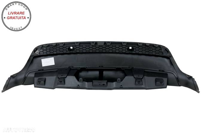 Difuzor Bara Spate BMW X6 E71 (2006-2014) M-Design Negru Mat- livrare gratuita - 4