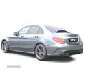 DIFUSOR PARA MERCEDES C-CLASS W205 SEDAN 18-21 PRETO BRILHANTE + PONTEIRAS ESCAPE - 4