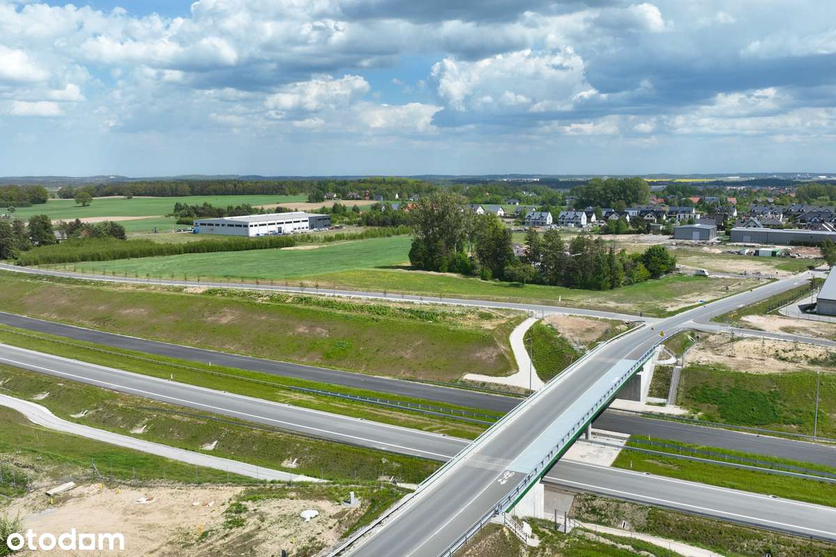 Działka z wydaną WZ dla budowy hali | Sąsiedztwo węzła Miszewo-0