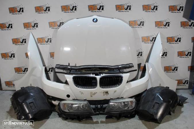 Frente BMW E90 / E91 LCI / Facelift - Capot - Parachoques - Guarda Lamas - Óticas - Reforço - Radiador - Termoventilador - 1