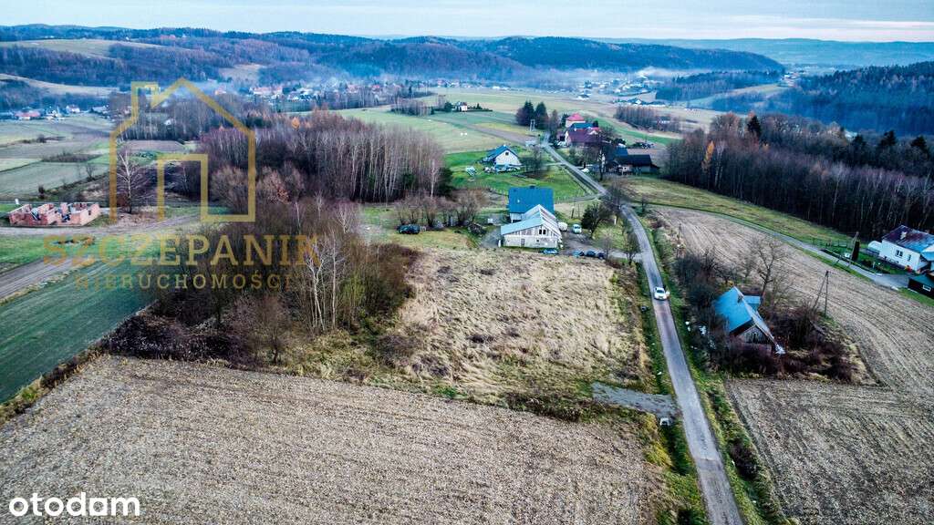 Piękna widokowa działka budowlana  25a z WZ, Media-5