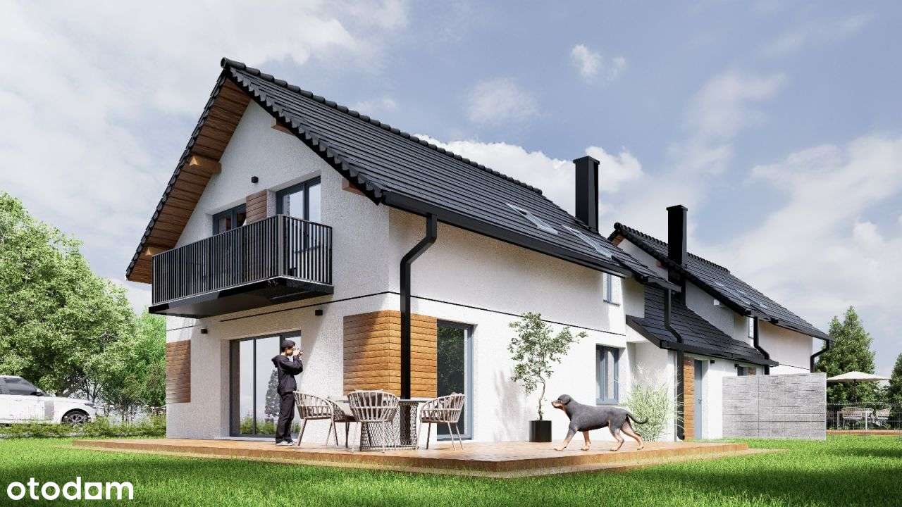 Dom jednorodzinny oddzielony garażami-10