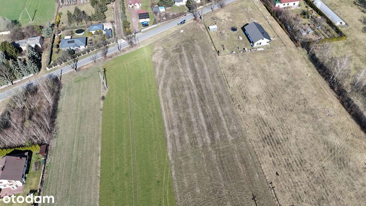 Działka budowlana, media w drodze, asfalt, 1200m2, Babice, MPZP - Pełny obrazek: 4/4