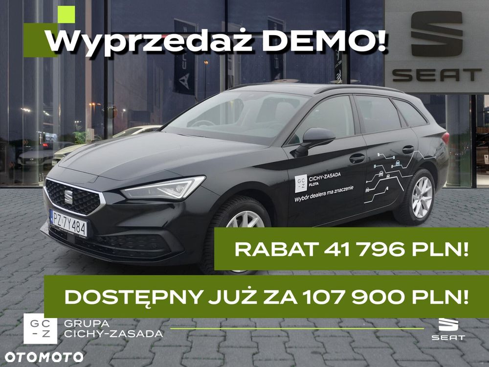 SEAT Leon-sportstourer 1.5 eTSI 115 KM 7-biegowa automatyczna - DSG, RABAT, DEMO OD RĘKI!