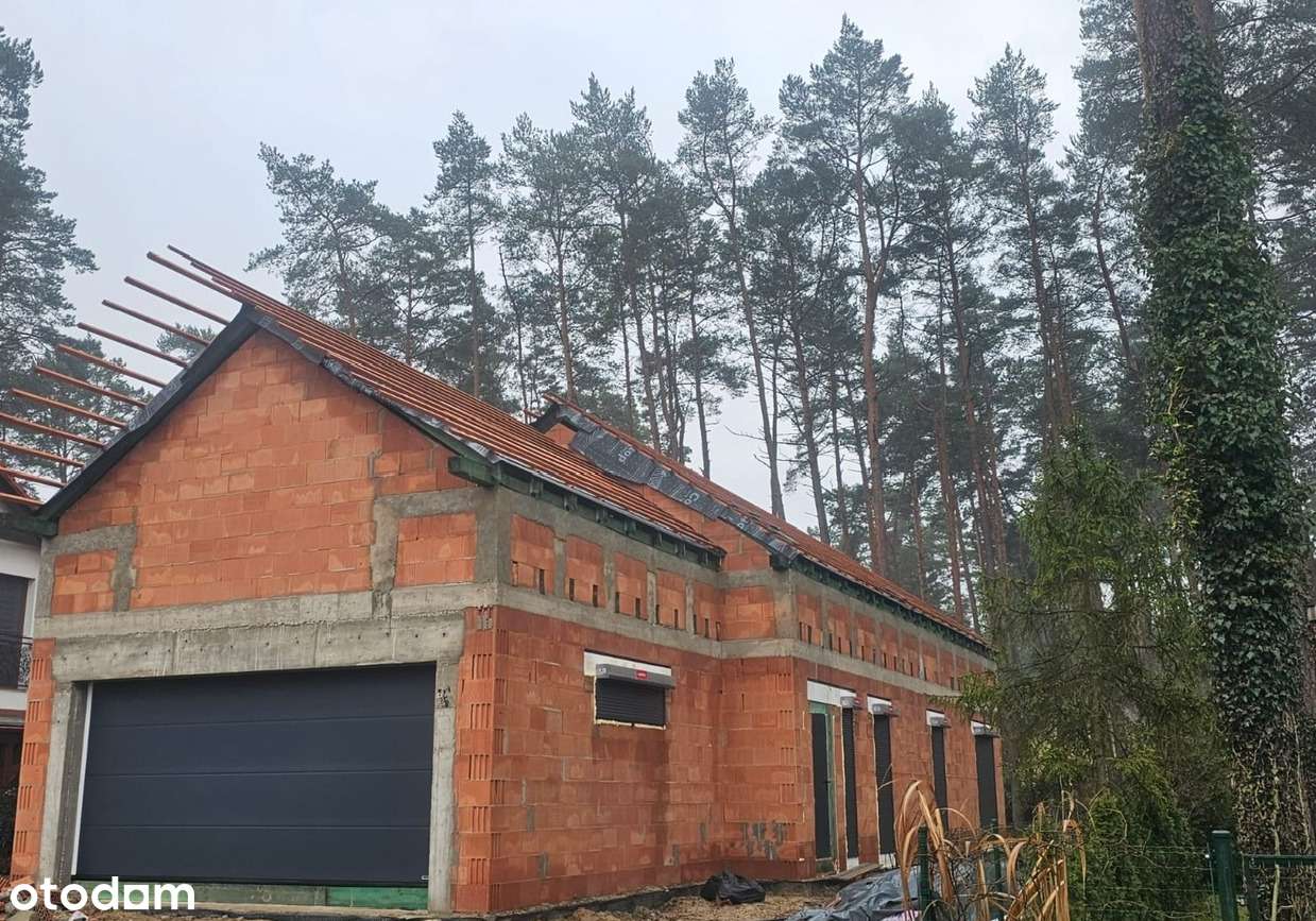 Nowy dom z garażem 2-stanowiskowym. W lesie i 380 m od Jeziora.-7