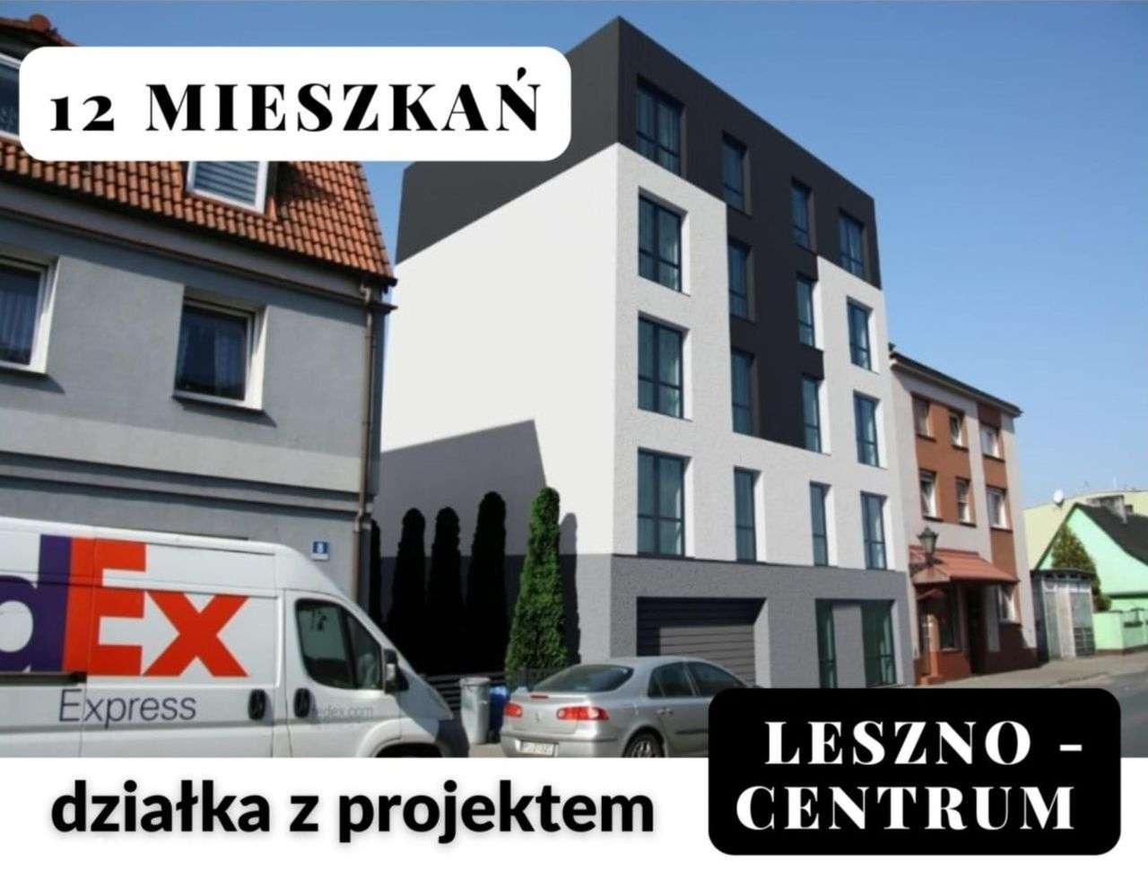 działka + projekt wielorodzinny - dla inwestora