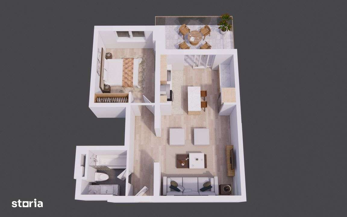 2 camere + terasa panoramica = momentul perfect-1