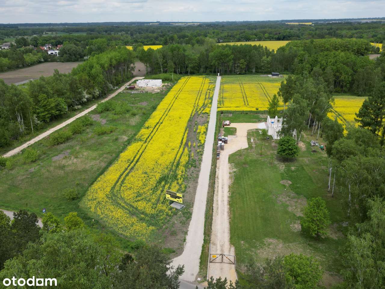 PYSKOWICE Dzierżno działka bud. 858 m2 nr 322/18 las, jezioro, spokój - Pełny obrazek: 4/15
