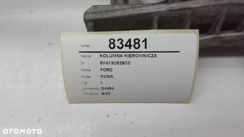 KOLUMNA KIEROWNICZA 8V413C529CC FORD KUGA MK1 EU - 2