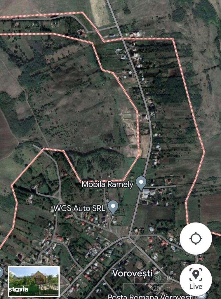 Ideal Investiție! Teren 25euro/mp, Vorovesti la strada, 10.000mp