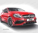 SPOILER LIP FRONTAL PARA MERCEDES CLASSE A W176 LOOK AMG A45 15-18 - 4