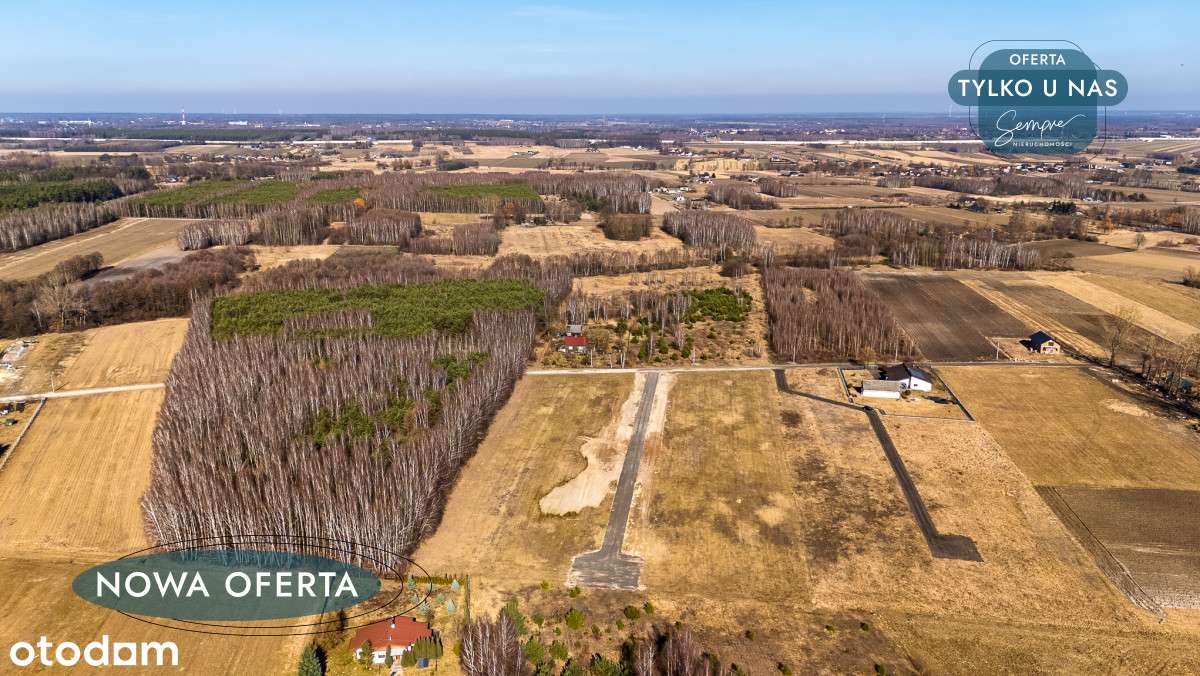 Działki z Wz, wodociąg, 10 km Zduńska Wola-7