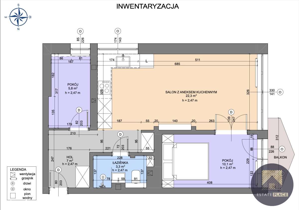 Ciche 3-pok. po generalnym remoncie, ul. Fabryczna-13