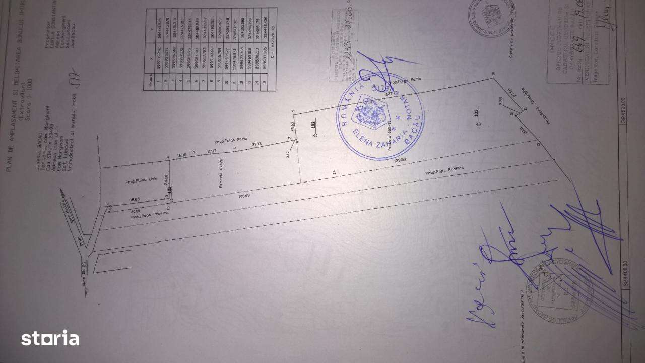 Vanzare teren Luncani, Bacau - Imagine principală: 1/12