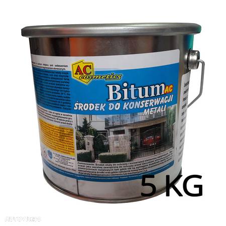 Agent bituminos pentru protejarea si conservarea elementelor din metal, antifon 5kg, AC Cosmetics - 1