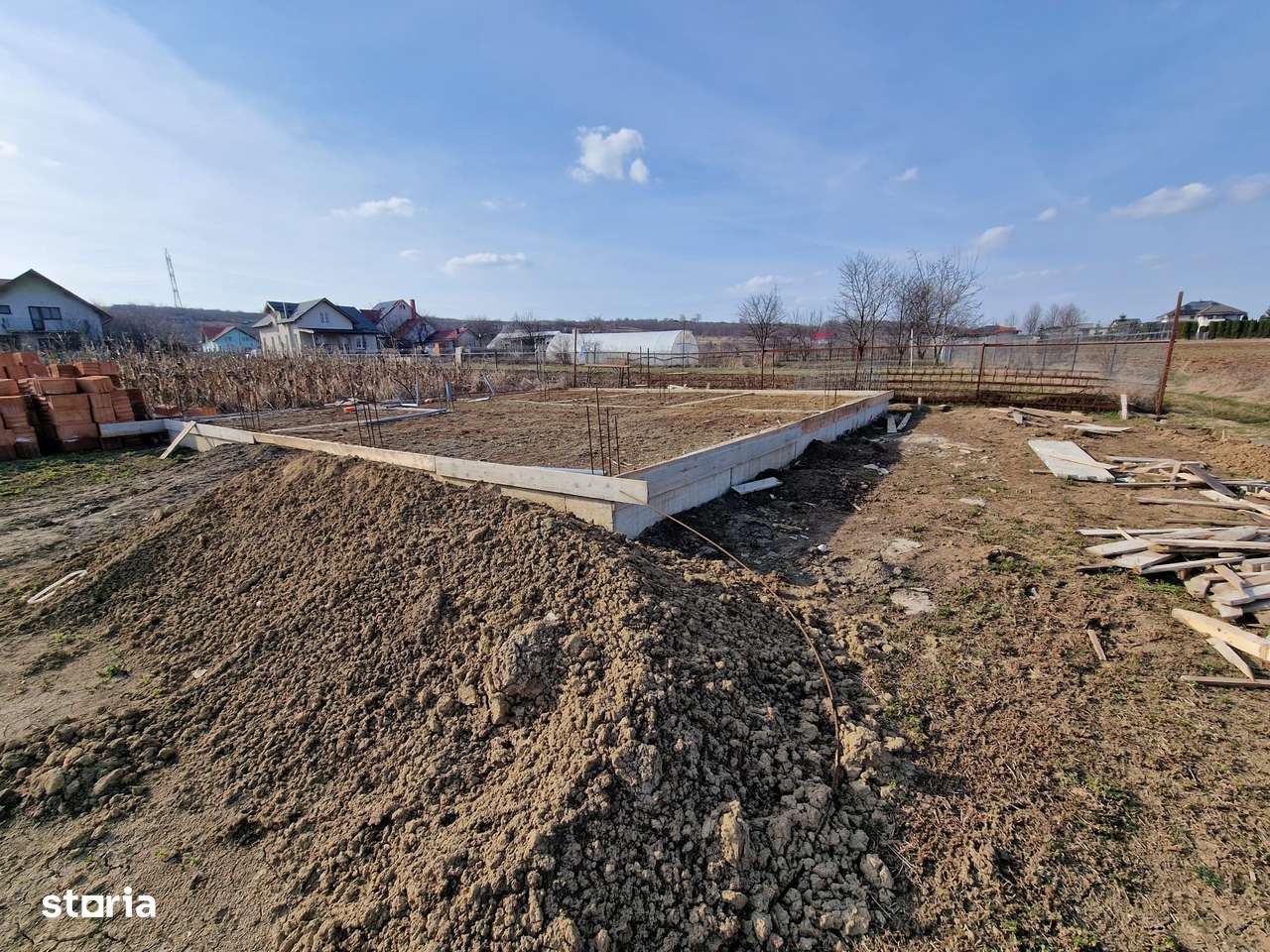 Fantanele,teren 400mp cu autorizatie de constructie si fundatie-3