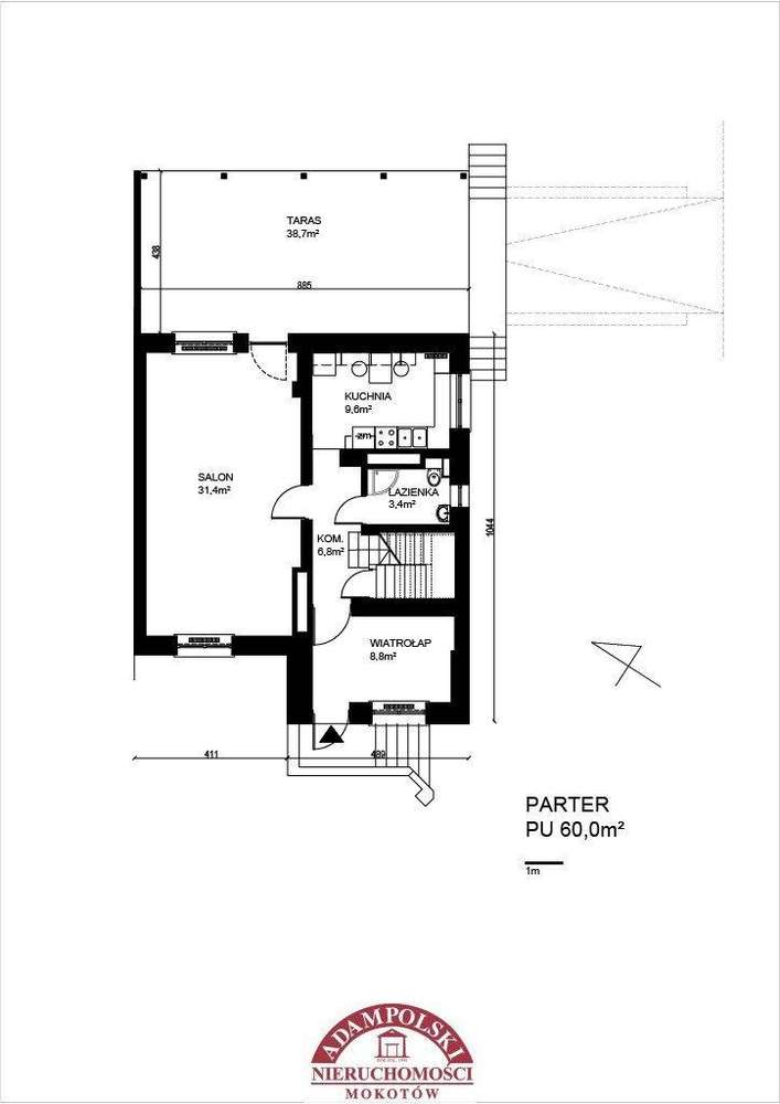 Wilanów/dom/duży taras/2 garaże/kameral. okolica-17