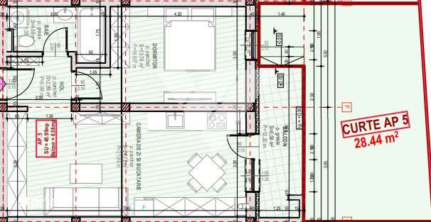 Apartament NOU 2 camere cu balcon etaj 2 + pod - zona Selimbar SIBIU - Imagine principală: 2/4