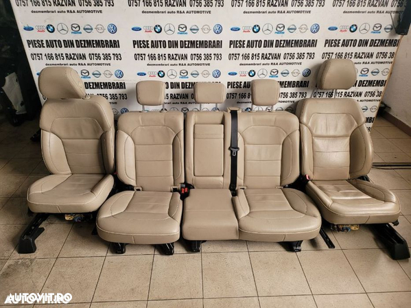 Interior Complet Scaune Banchete Mercedes Ml W166 Cu Incalzire Si Ventilatie Full Electrice 2012+ - 1