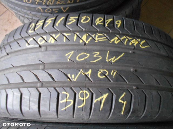 Opony 255/50r19 continental conti sport contact 5 MO suv 7,5mm demo jak nowe - 4
