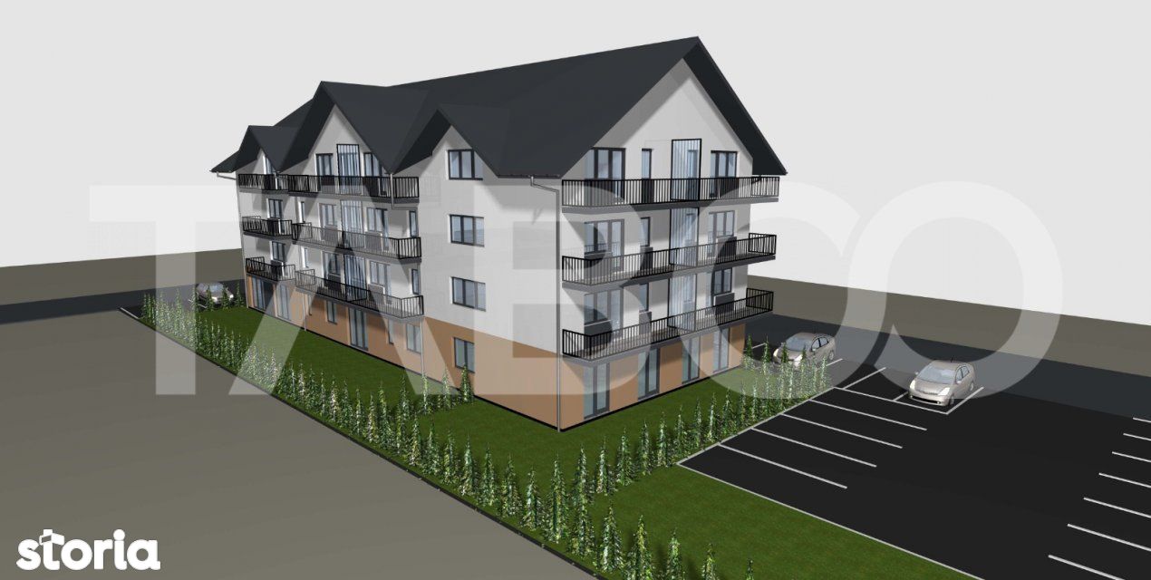 Apartament 78 mp utili loc parcare balcon zona Arhitectilor Sibiu