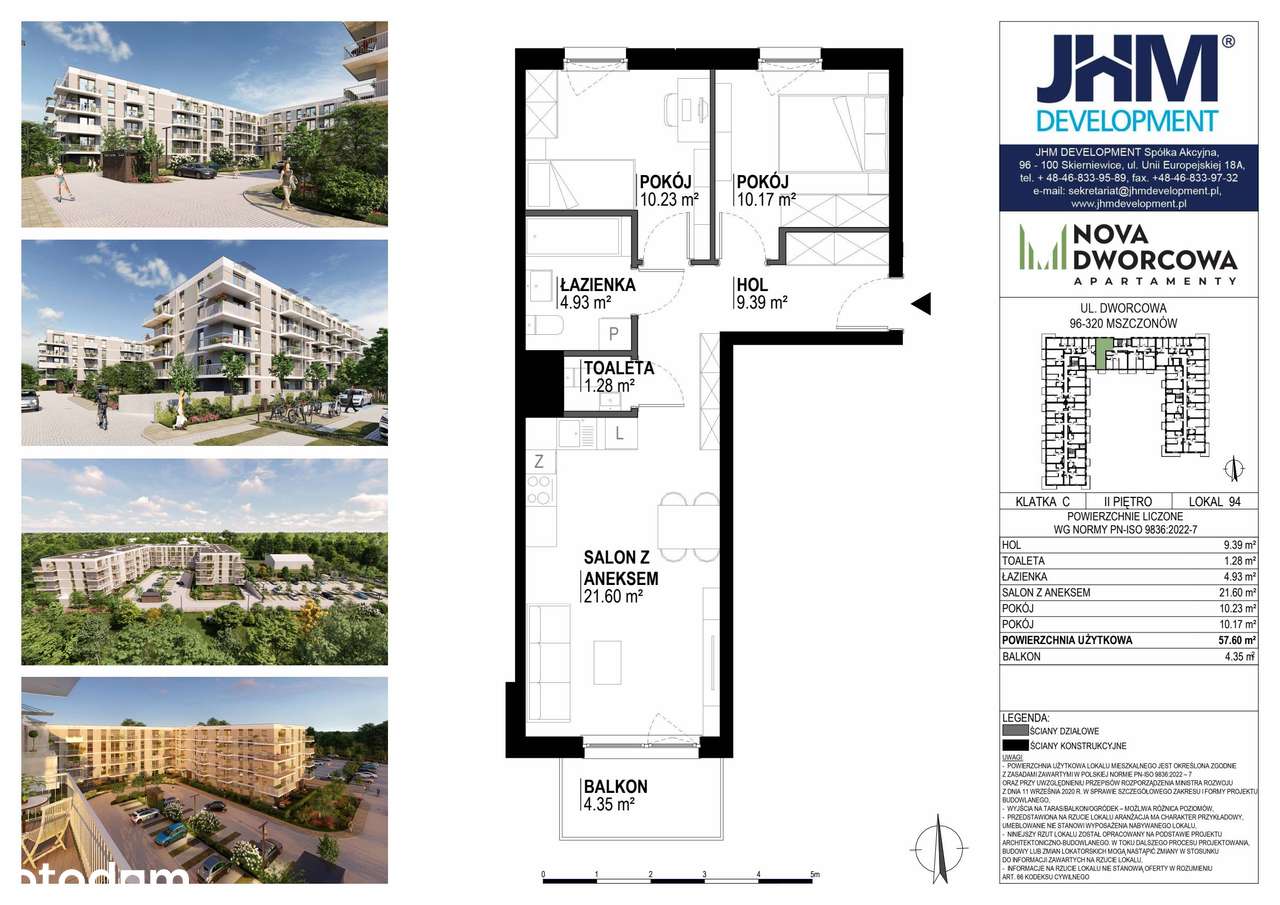 Nova Dworcowa | mieszkanie 3-pok. | C.2.94 - Pełny obrazek: 2/7
